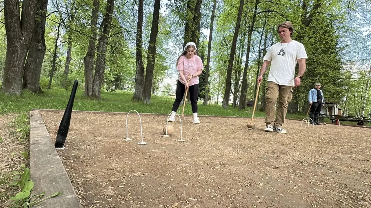 🎾 В усадьбе Мураново открылся сезон крокета. Старинная английская игра, которую так любила аристокра