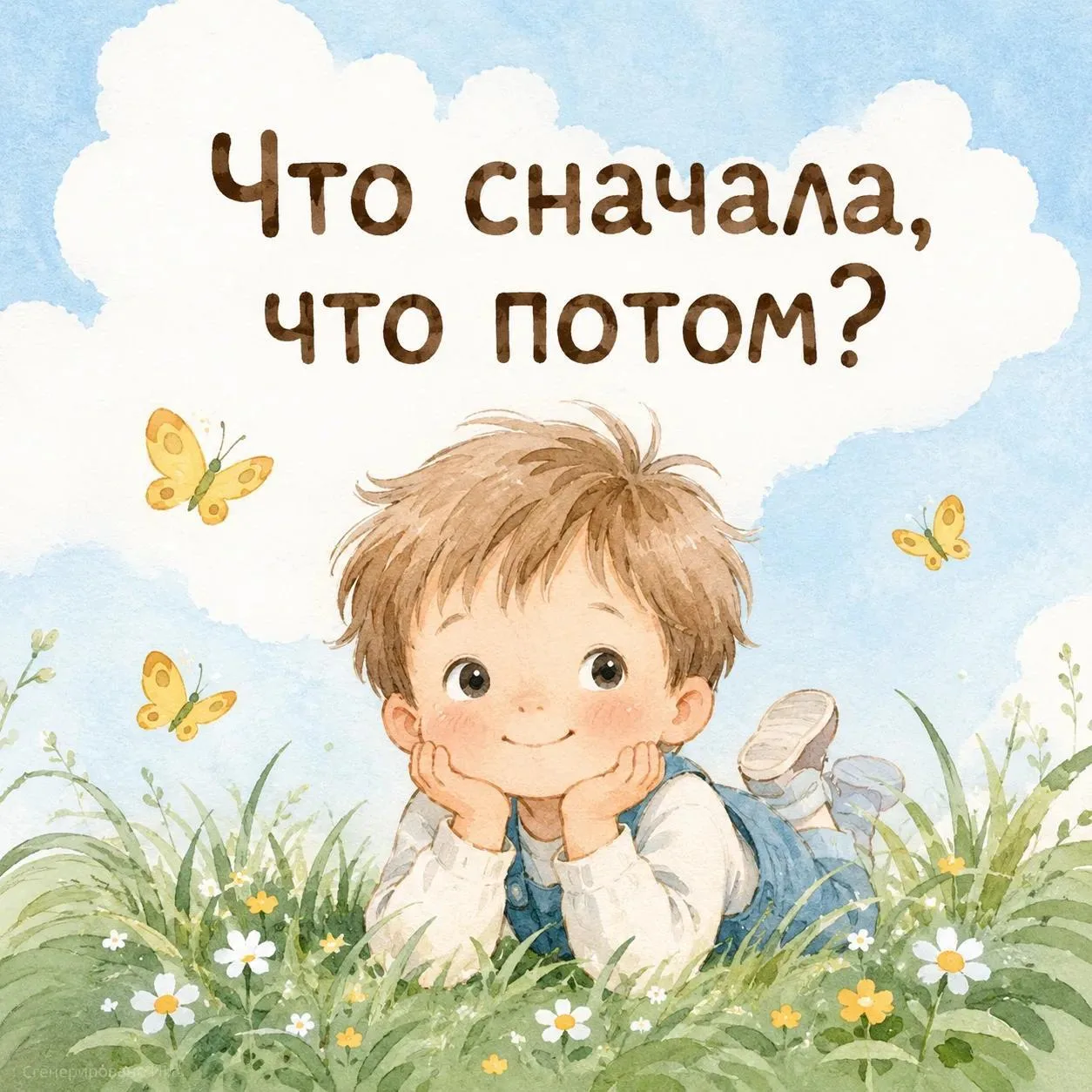 👍 Проверим, умеет ли малыш выстраивать действия по порядку