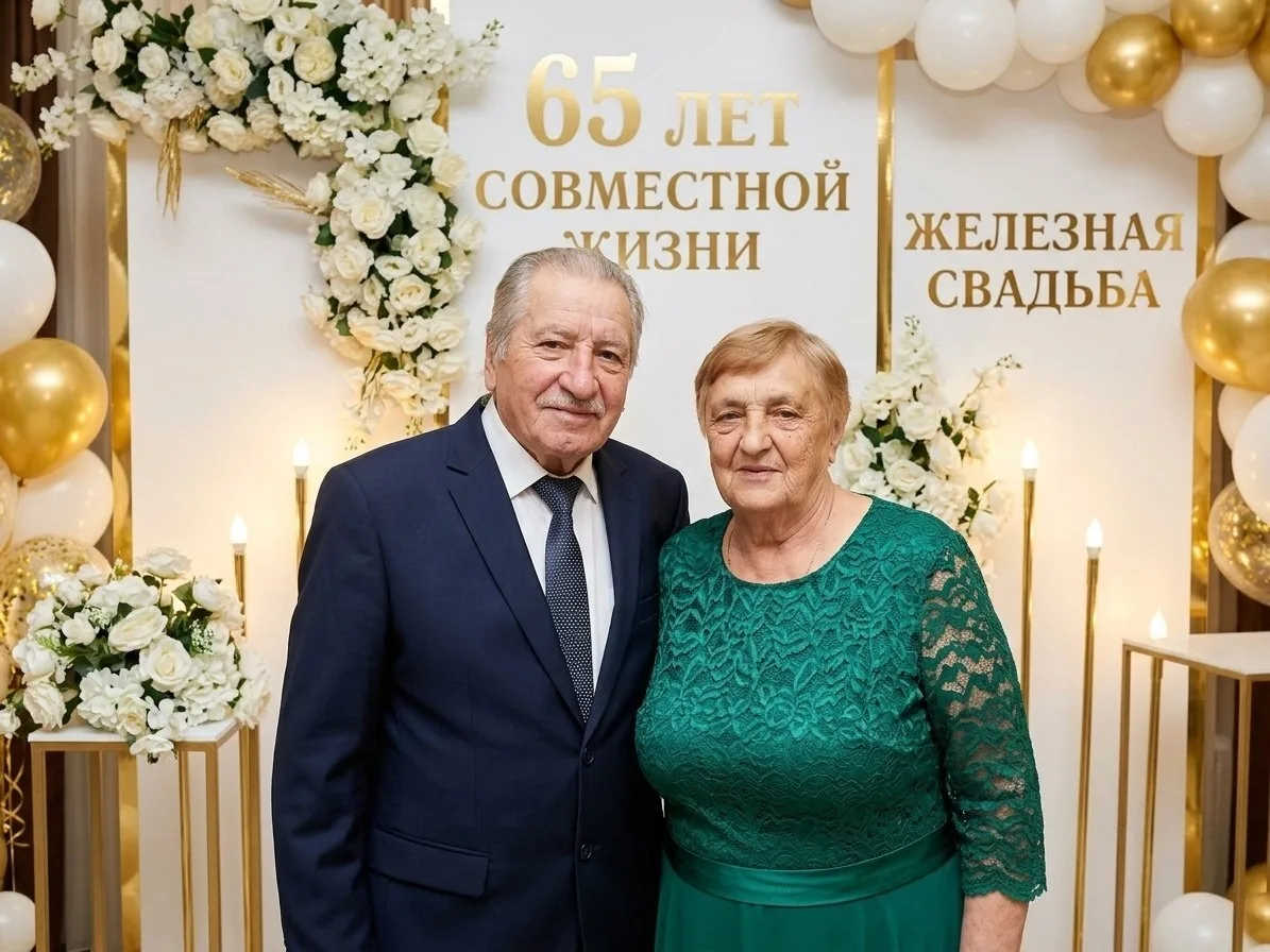 65 лет рука об руку: железная свадьба!