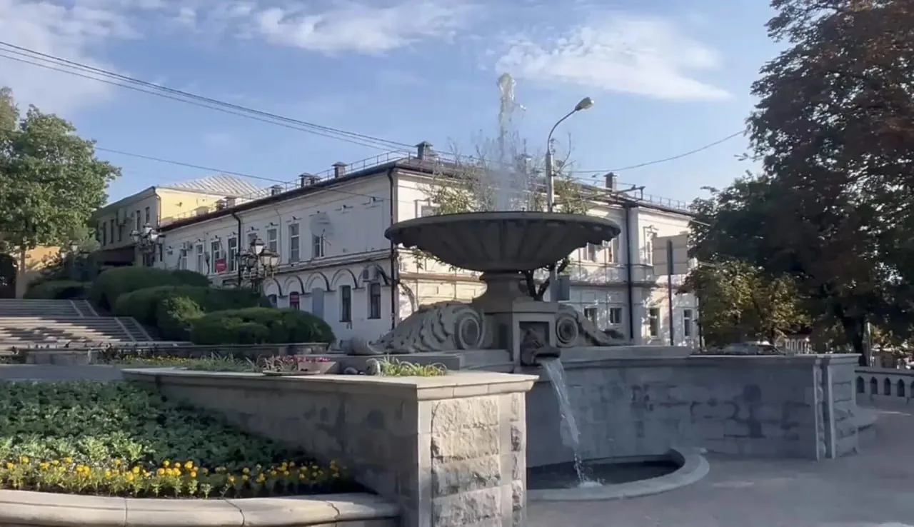 Фонтан на бульваре Ермолова в Ставрополе снова радует горожан