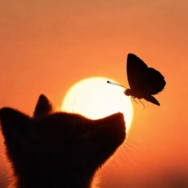 🧡 В лучах заката