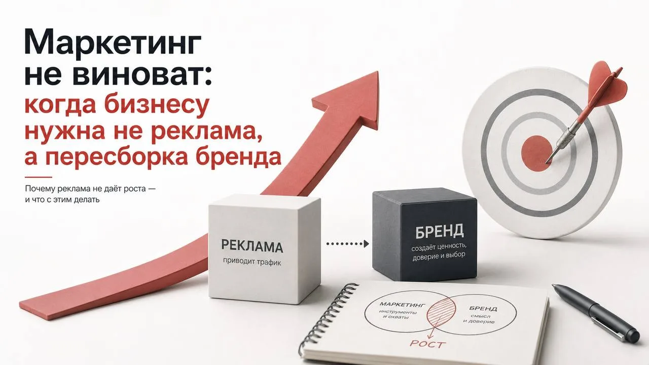Маркетинг работает, реклама запущена, подрядчики меняются, а продажи всё равно не расту...