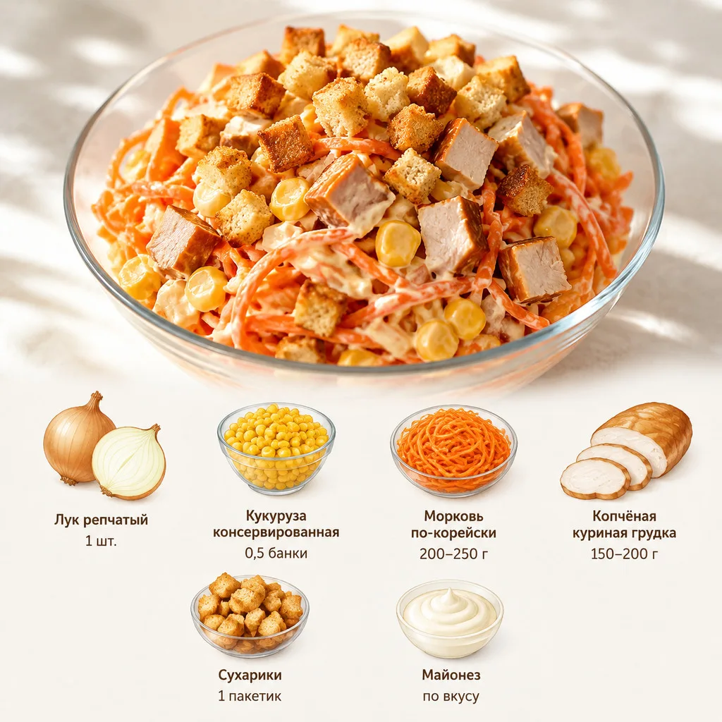 Салат «Карусель» 🤤