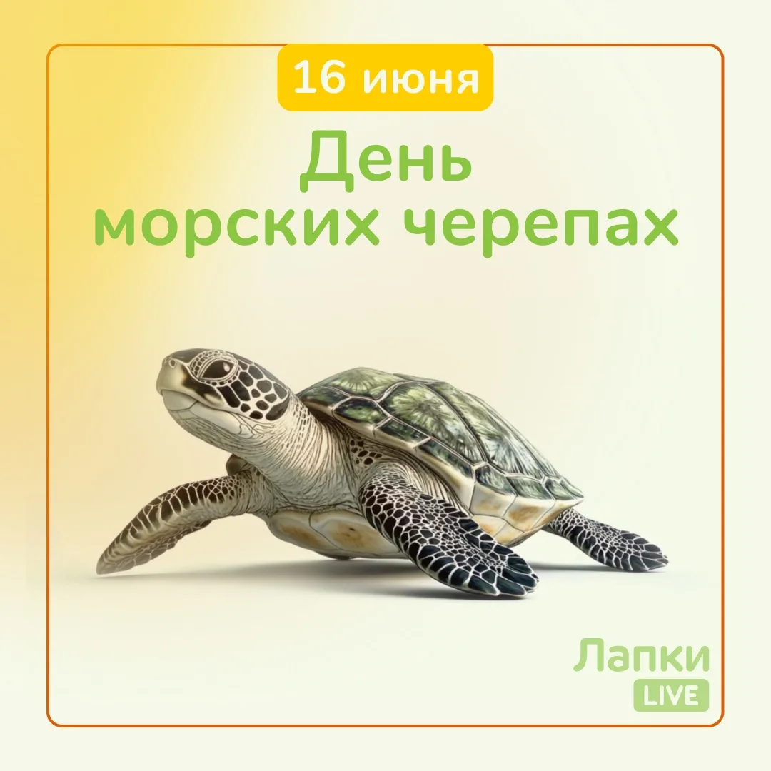 ✨16 июня — День морских черепах. Праздник в честь древних путешественниц океана 🐢

Эти удивительные