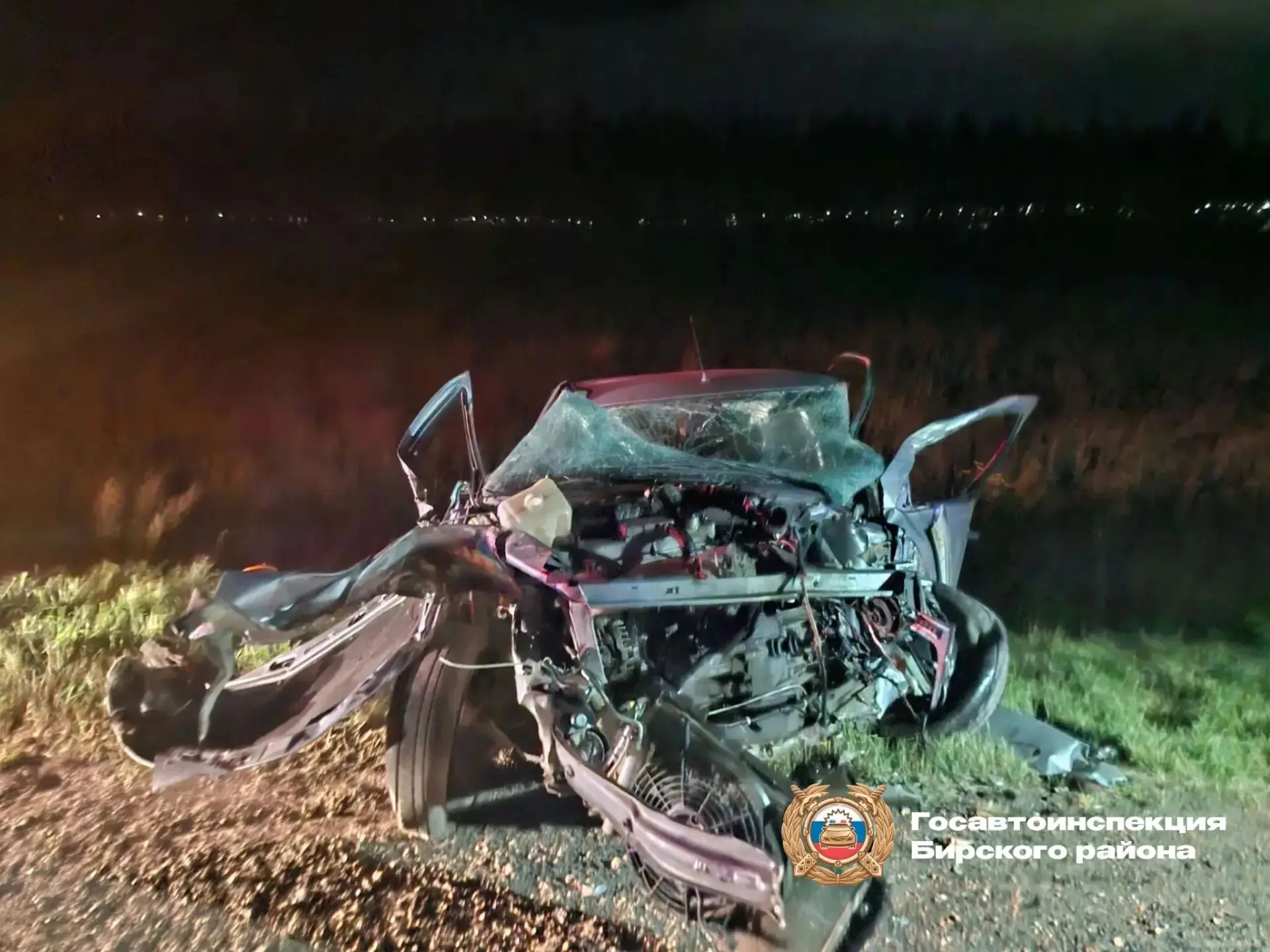 ‼️ В Бирском районе  легковушка столкнулась сразу с двумя грузовиками😨