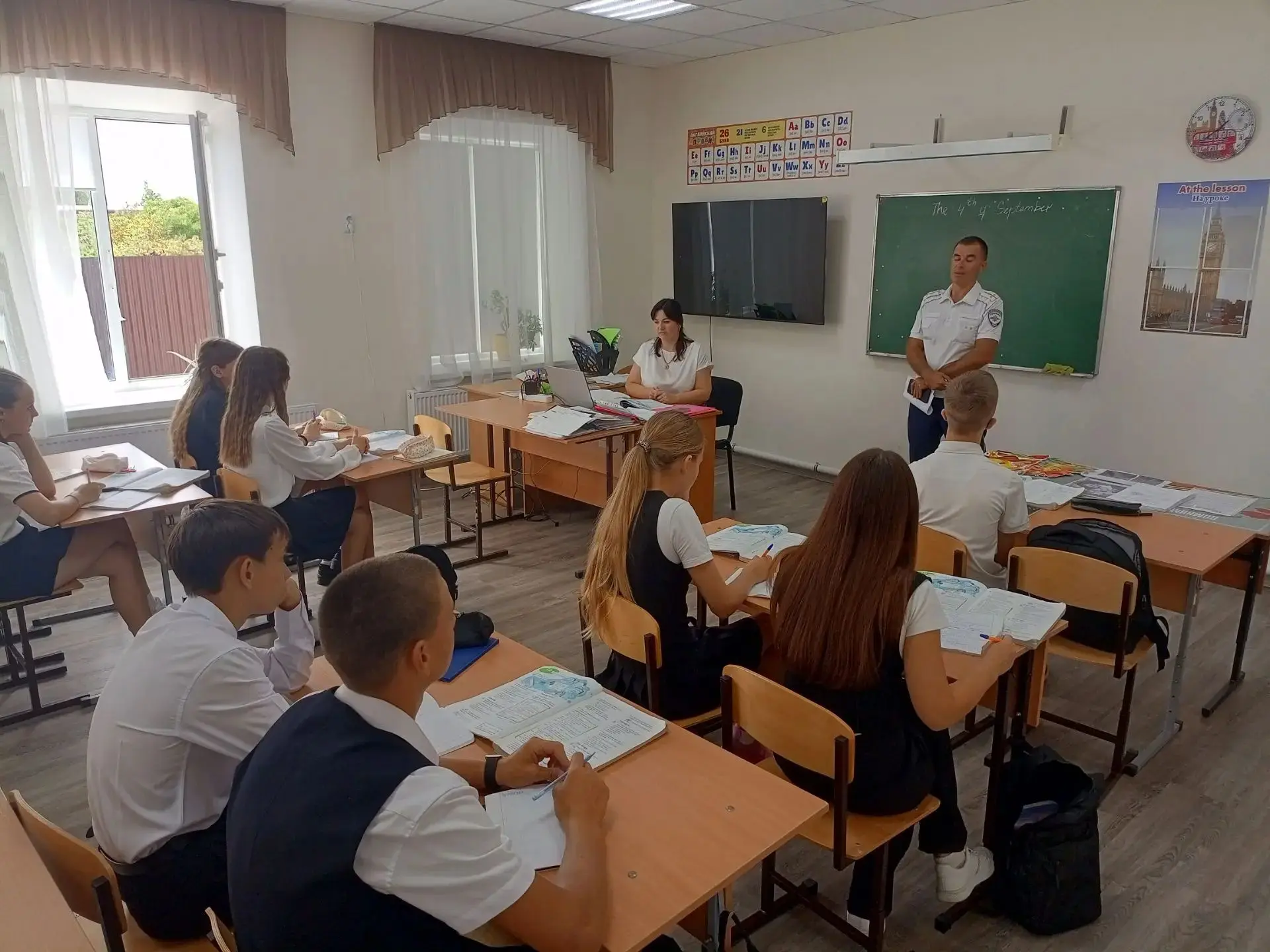 🚓 В нашей школе прошла важная встреча!