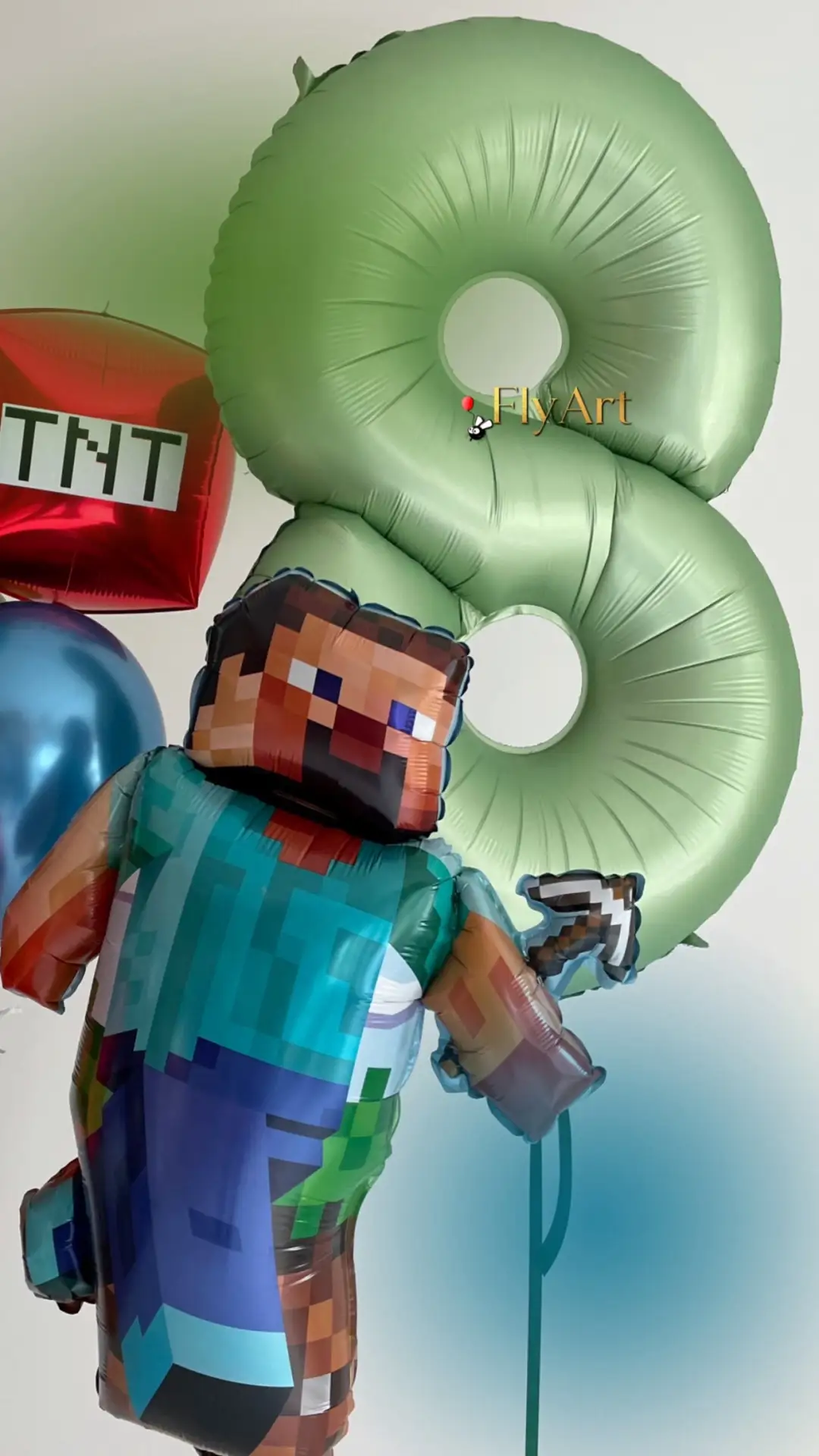 Самая популярная игра поколения - minecraft! С радостью украсим ваш праздник тематическ...