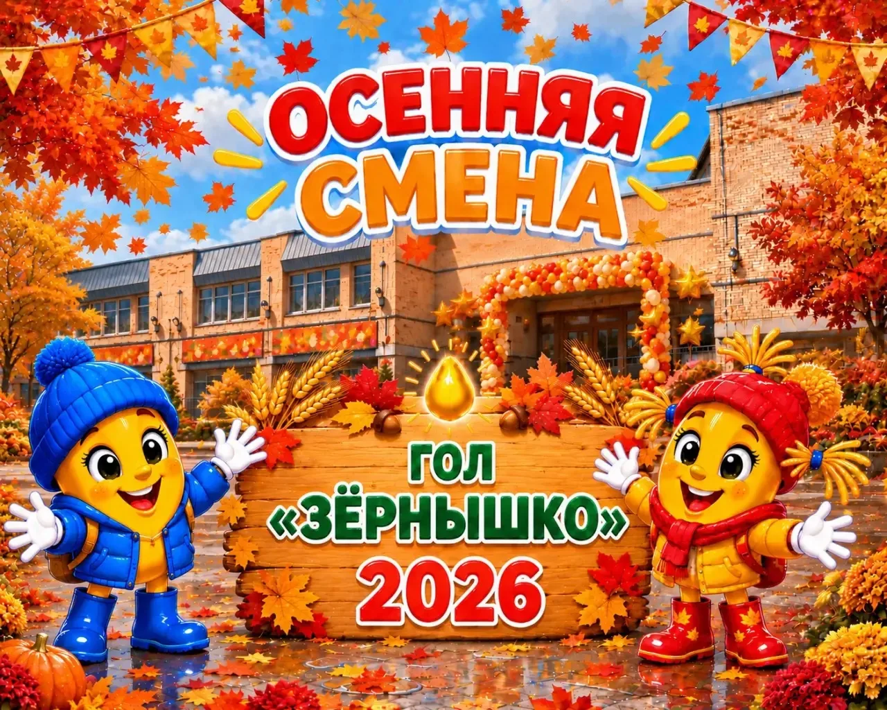 🍂 Осенние каникулы в ГОЛ «Зёрнышко»