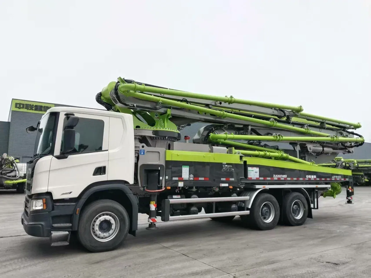 Автобетононасос Zoomlion 52X-6RZ на шасси Scania P410 (6x4). НОВЫЙ.