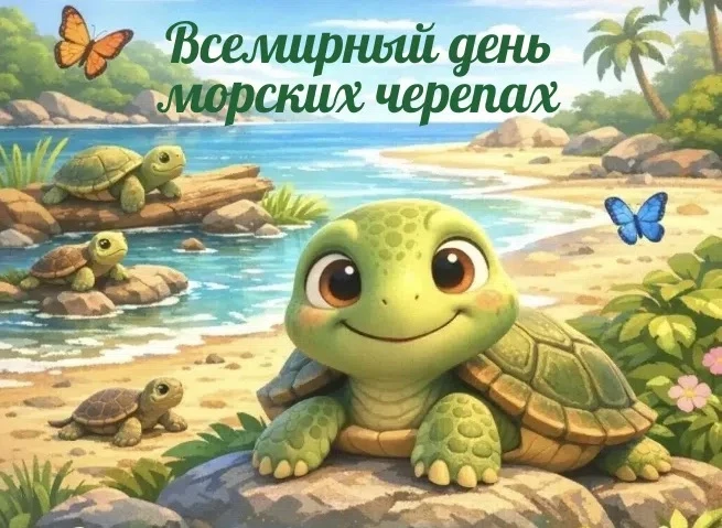 Всемирный день морской черепахи! 🐢

Сегодня мы вспоминаем о том, как важны морские черепахи для здо