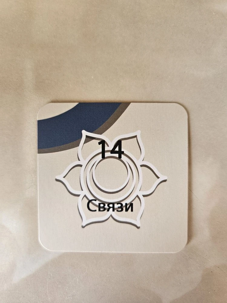 Связи. Клетка 14
Состояние ВЗАИМООБМЕНА

Это клеточка соответствует 2 чакре.
Вторая чакра отвечает з