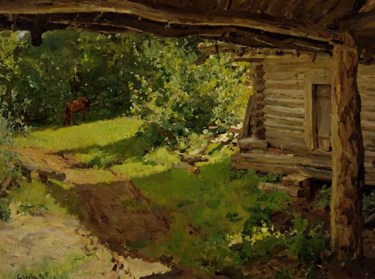 "Летний пейзаж", 1891
Холст, масло. 53,8 х 71,9 см

Серов Валентин Александрович
(1865-1911) 

Вероя