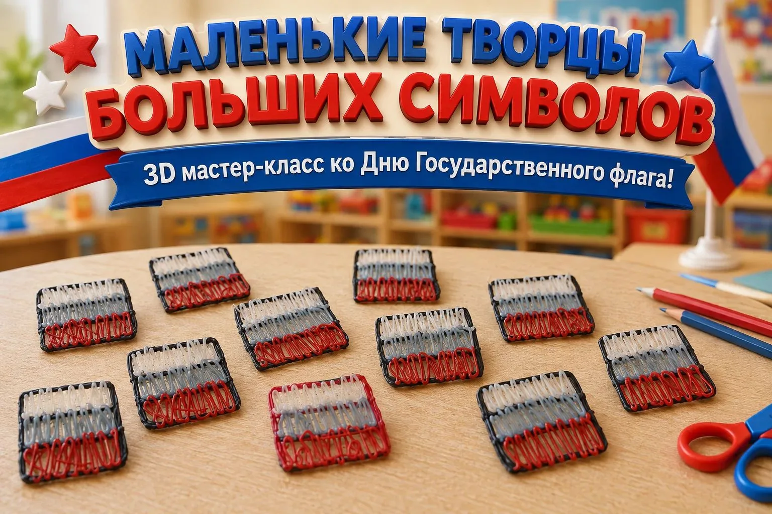 Маленькие творцы больших символов: в группе "Непоседы" детского сада "Теремок" прошёл 3...