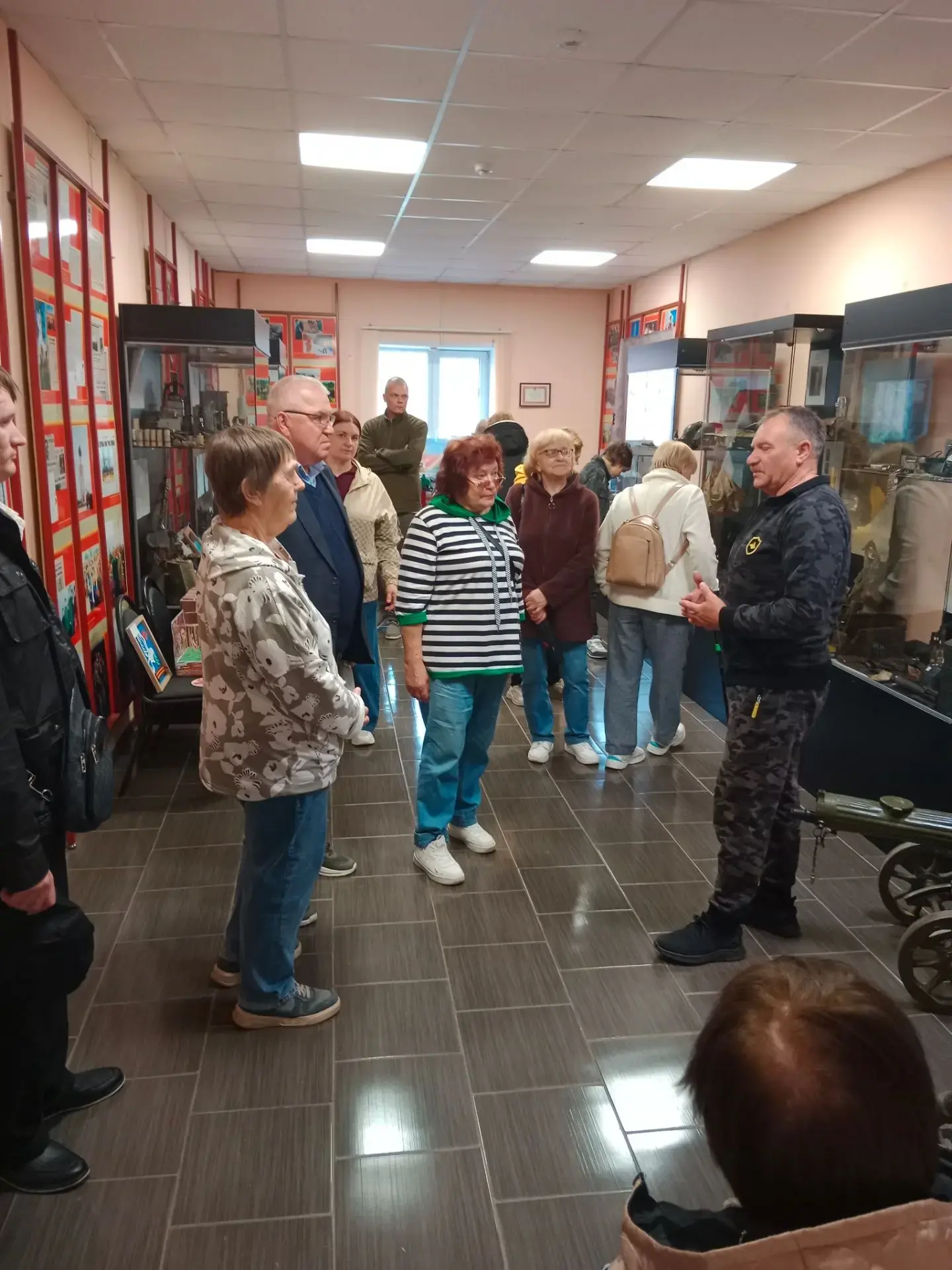 Музей "Боевой славы" посетил Реабилитационный центр для инвалидов из г.Великие Луки