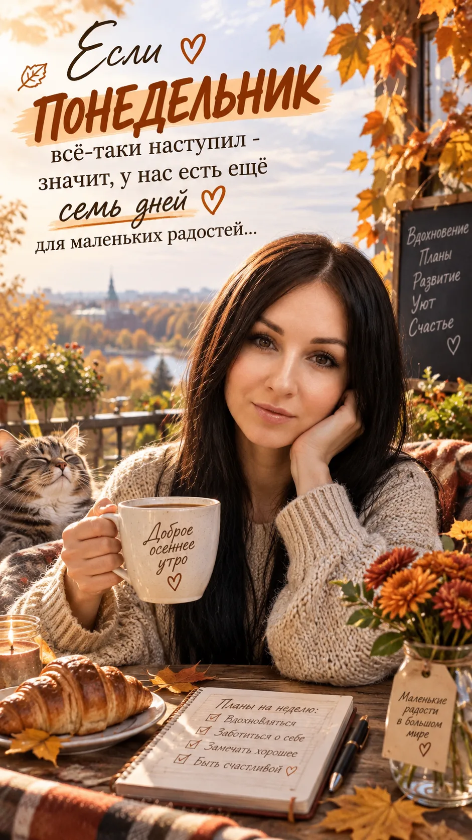 🌼 С добрым утром! Пусть новый день будет светлым, спокойным и наполненным приятными со...