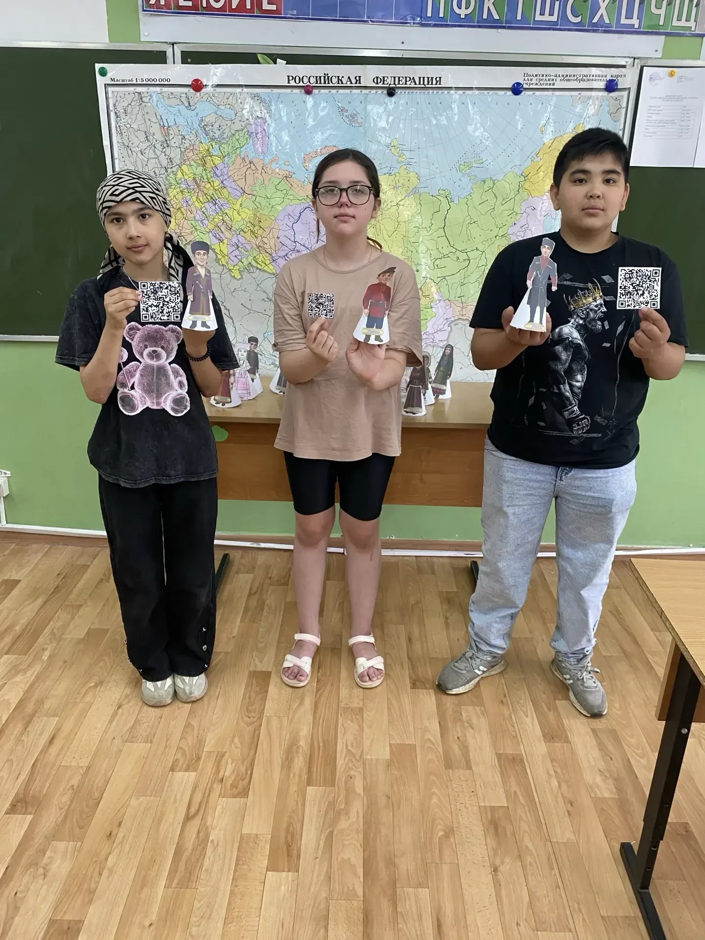 Интересно и увлекательно прошел день, посвященный Году единства народов России в школьном лагере «Ро