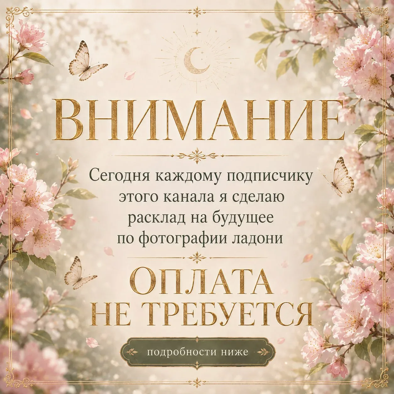 ✨ЛИНИИ НА ВАШИХ ЛАДОНЯХ: КЛЮЧ К СУДЬБЕ✨

Линии — это не просто символы
 
Они могут подсказать направ