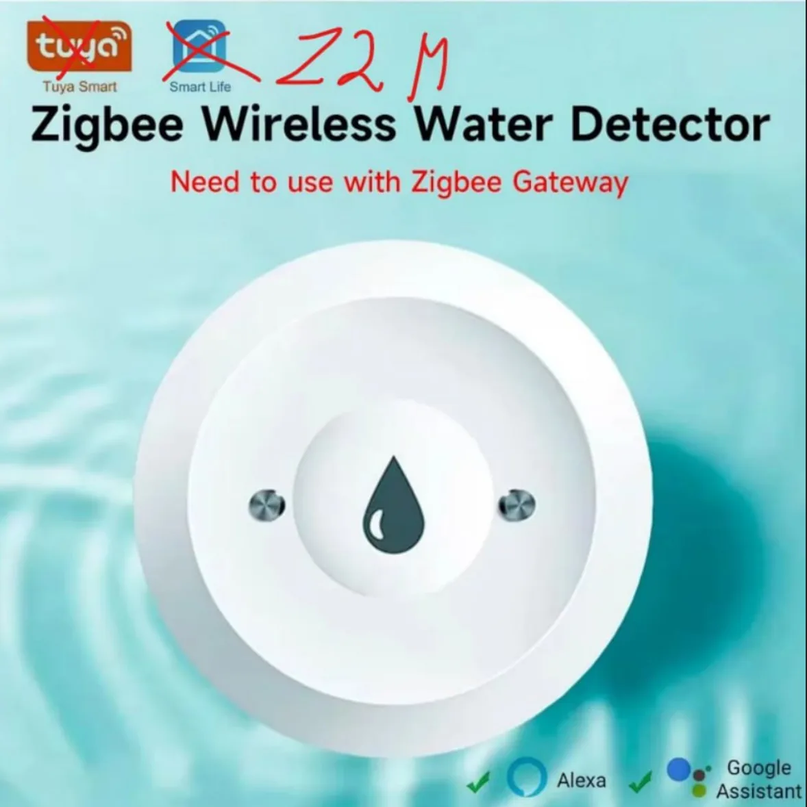 Альтернативная прошивка для датчика протечки Zigbee Tuya: