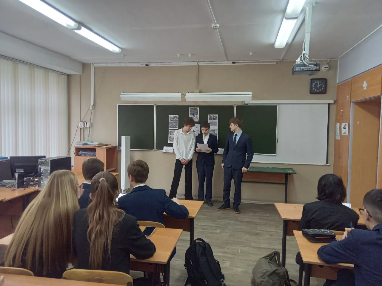 "Память без срока давности"  В 8А и 8В  классах состоялся круглый стол на тему «Память без срока дав