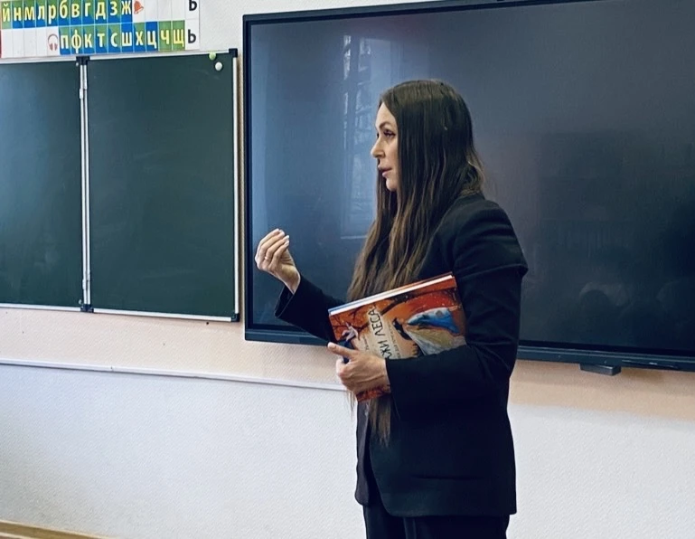📚В гостях у учеников начальной школы — Наталия Немцова!   К нашим ученикам пришла замечательная писа