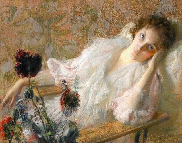 "Дух осени", Арман Поинт

1890-е. Холст, масло. Частная коллекция

Французский художник-символист Ar