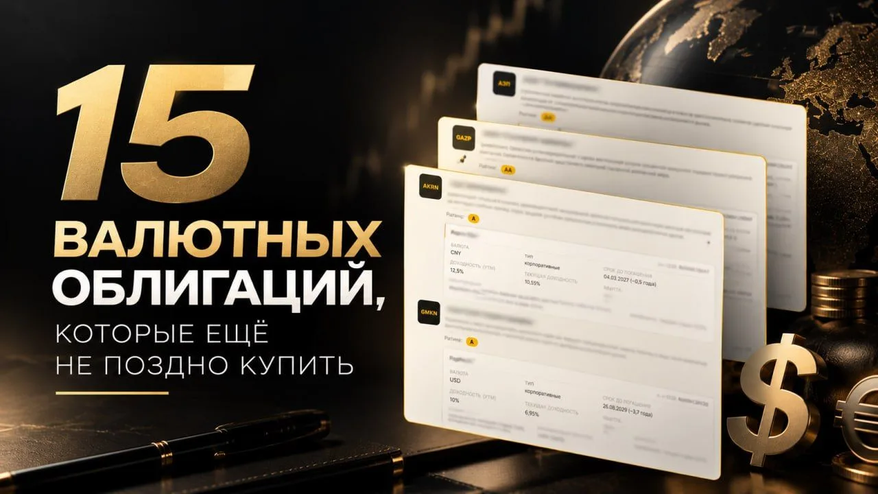 15 валютных облигаций, которые ещё не поздно купить