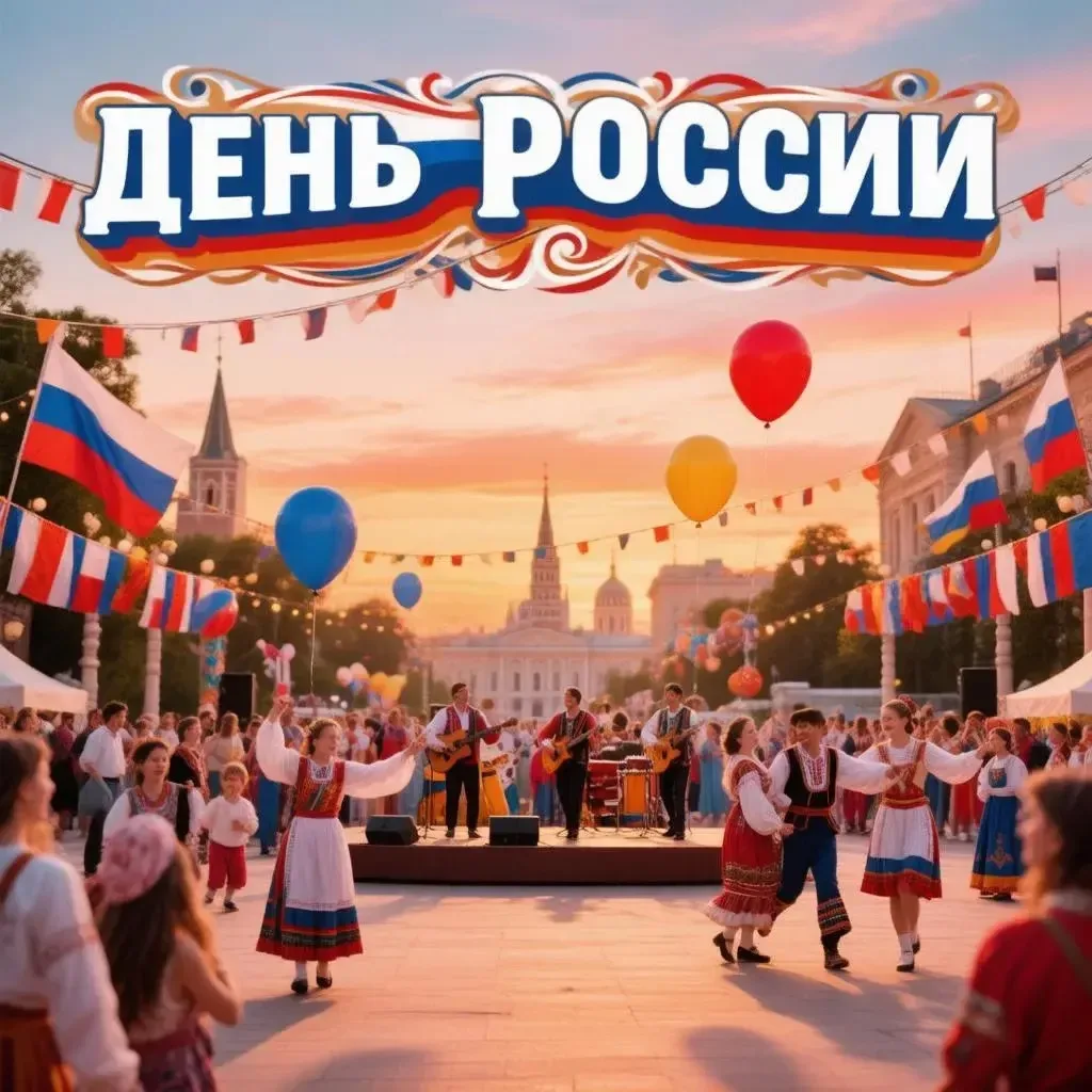 День России — это главный государственный праздник страны, который отмечается 12 июня.🇷🇺

В этот д