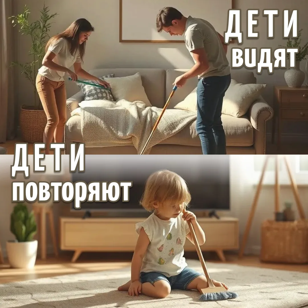👀 Дети смотрят на нас внимательнее, чем кажется.

Иногда мы думаем, что ребёнок «ещё маленький и не