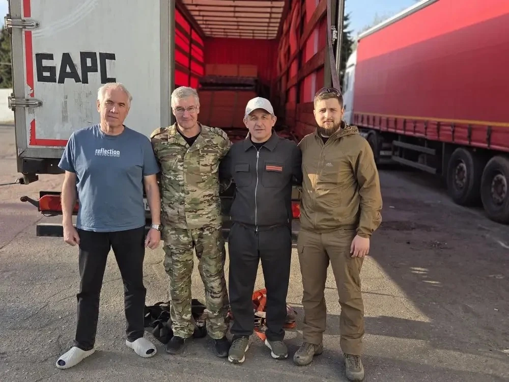 Глава Лаишевского района доставил очередной гуманитарный груз бойцам на передовую  Помощь получили 2