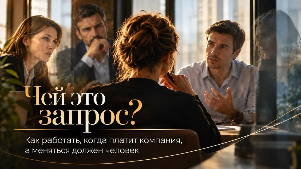 Компания отправляет руководителя на коучинг.