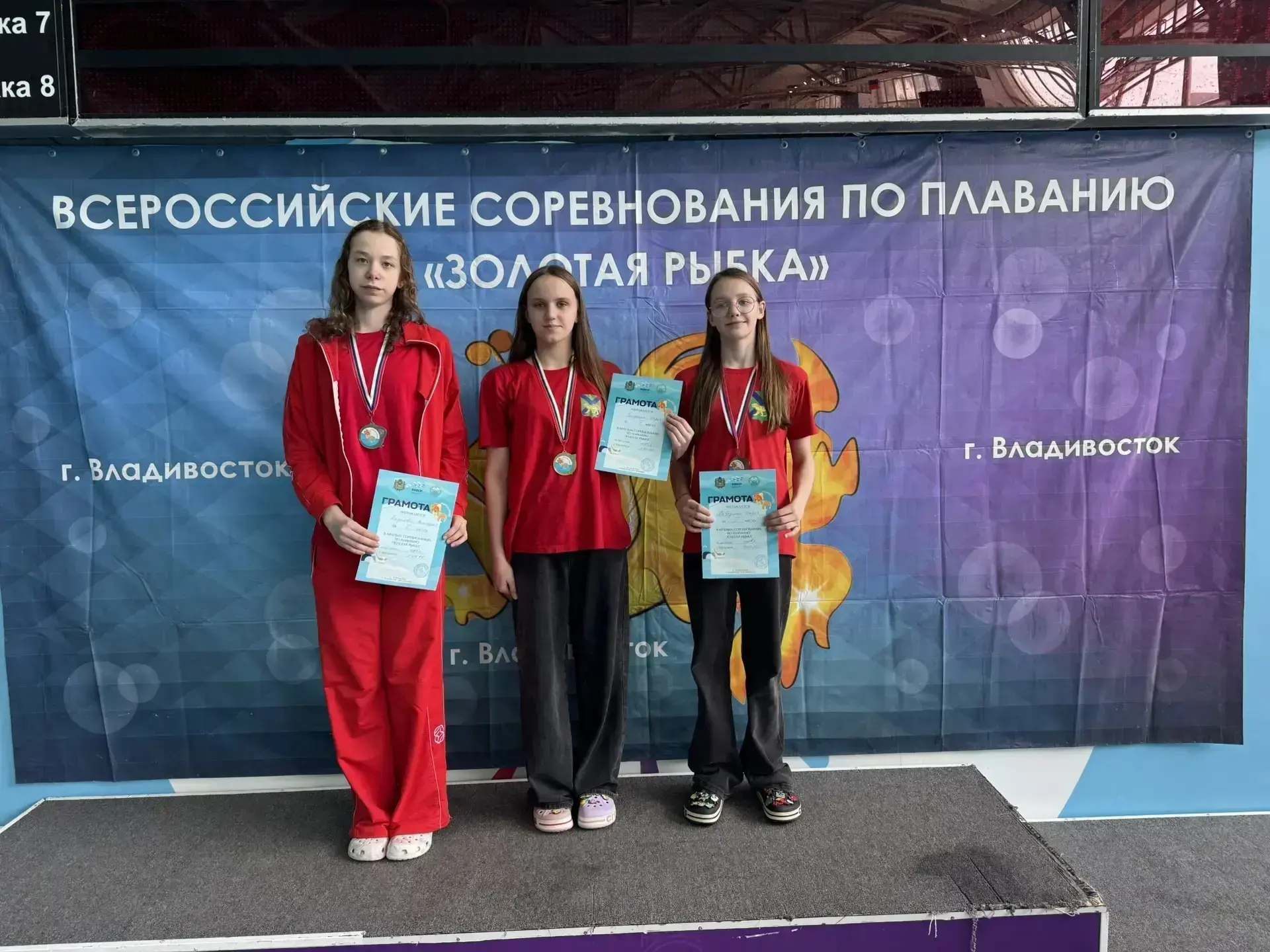 Наши пловцы – в числе лучших!   🏊 Во Владивостоке проходили краевые соревнования по плаванию «Золота