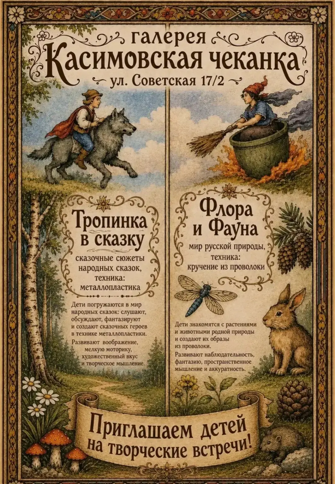 1. Цикл творческих встреч «Тропинка в сказку».