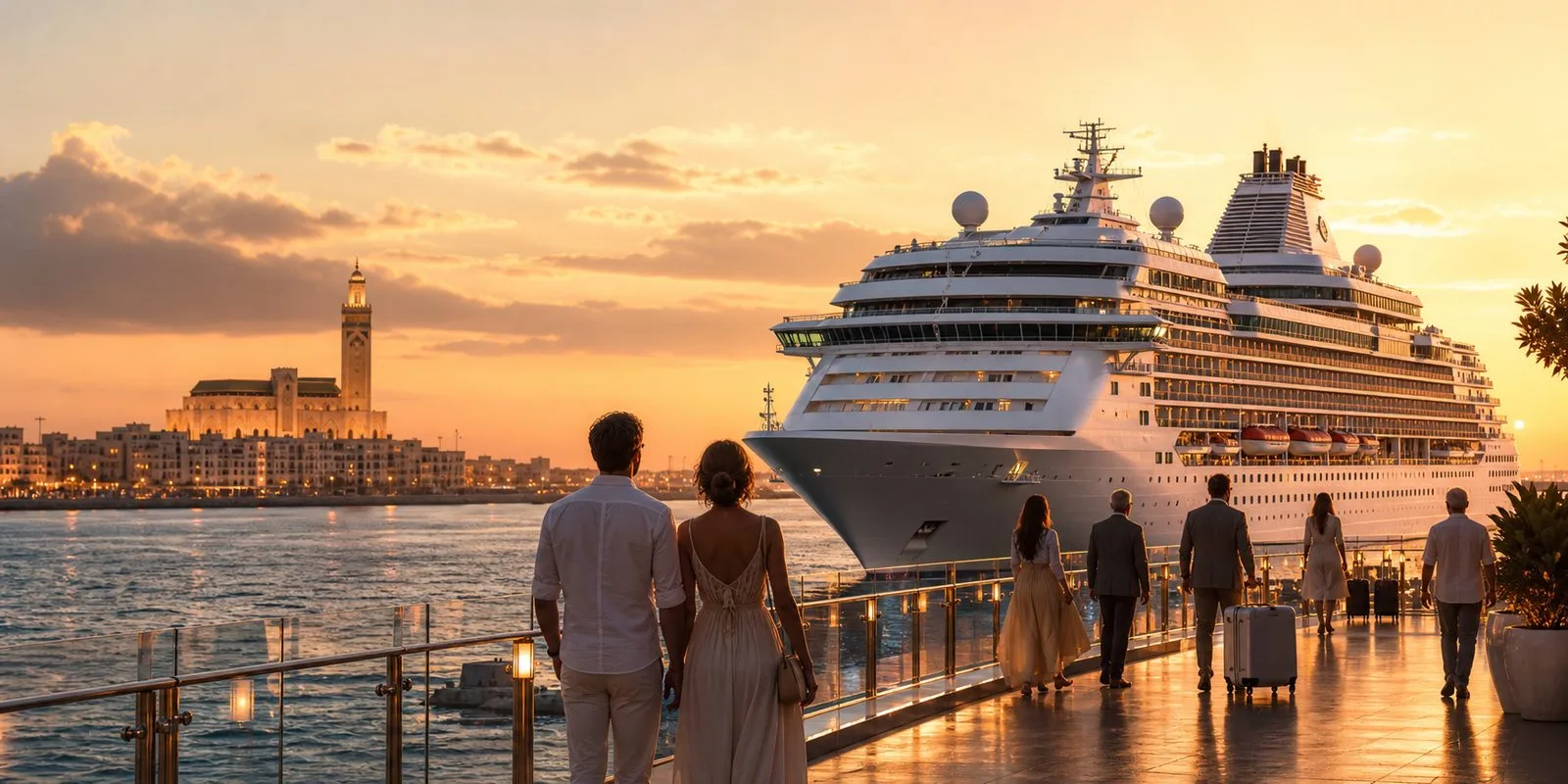 Люксовые круизы с прямым перелетом в Касабланку 🛳