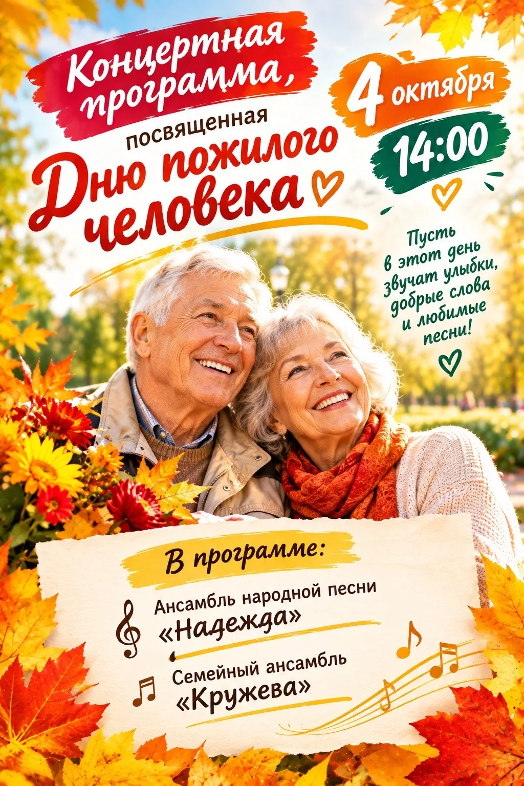 🍂 Осень особенно хороша, когда в ней звучит музыка!🎶