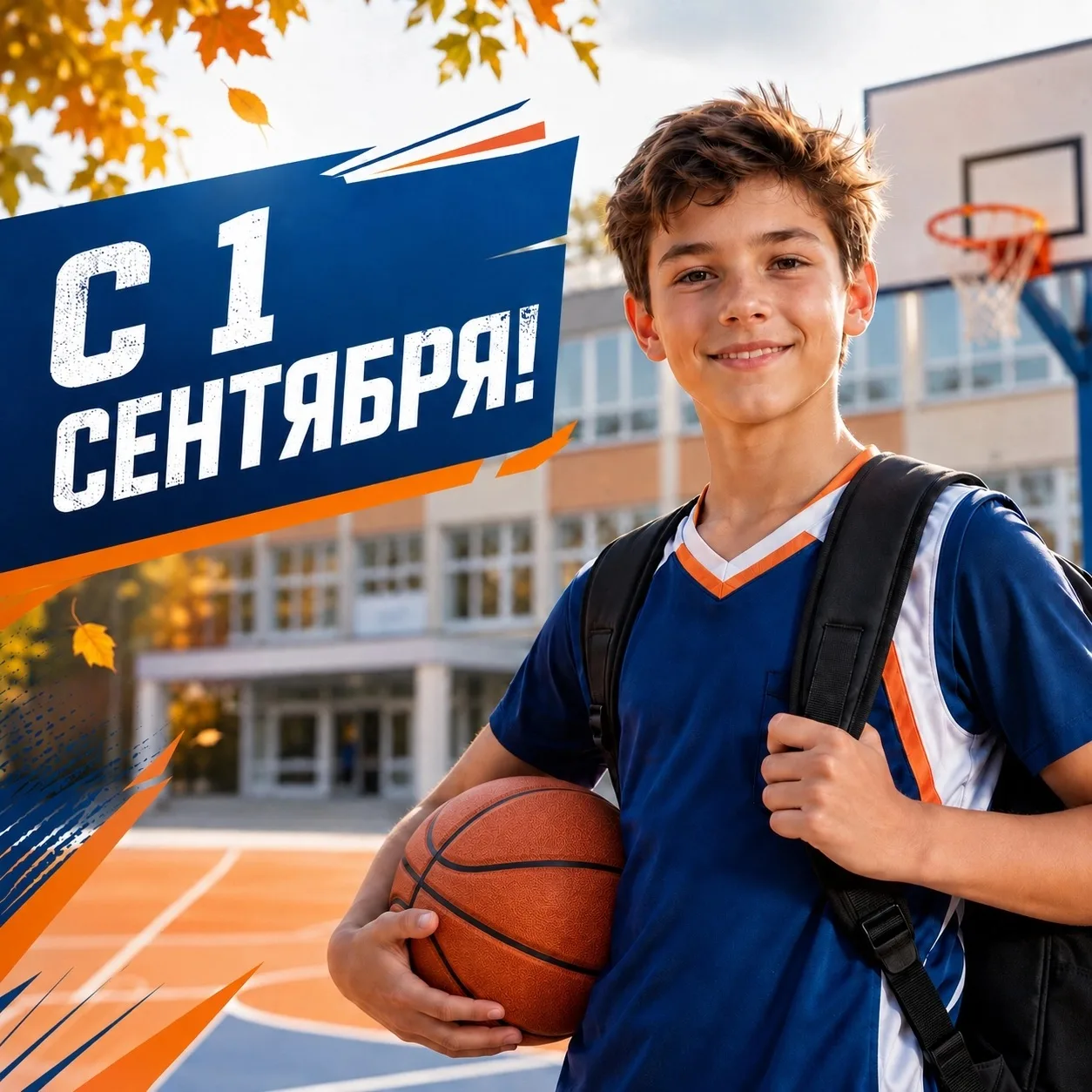 🎓🏀 С 1 сентября! С Днём знаний!