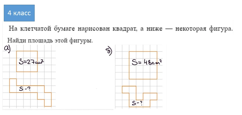 📐 ВПР 2026: задания на площадь фигур по клеточкам

В этом году на ВПР были такие задания: дана фигу