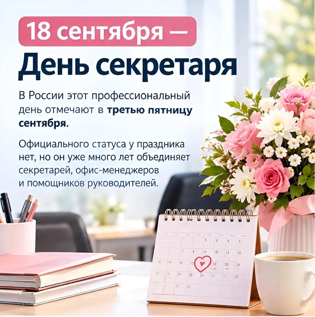 18 сентябрь — Россияда сәркатип көне.
