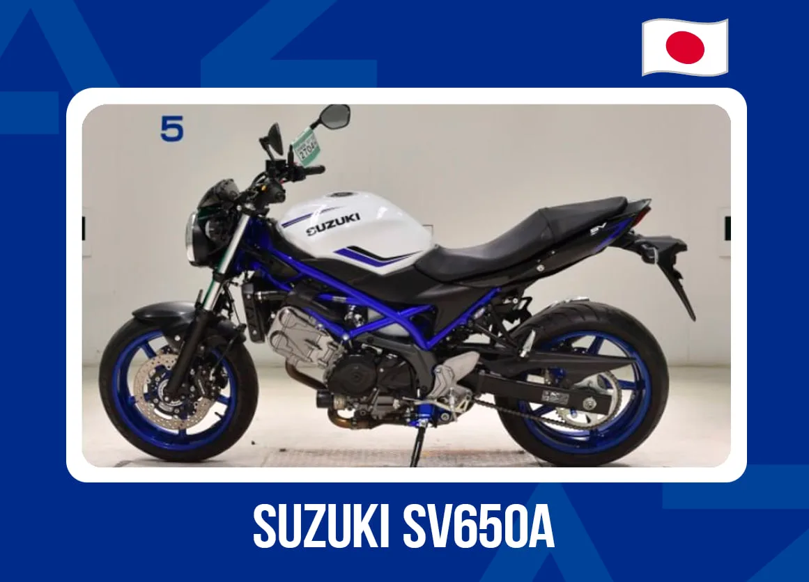 🇯🇵Популярные мотоциклы, которые можно приобрести без аукциона из Японии!

SUZUKI SV650A | 2019г
- 