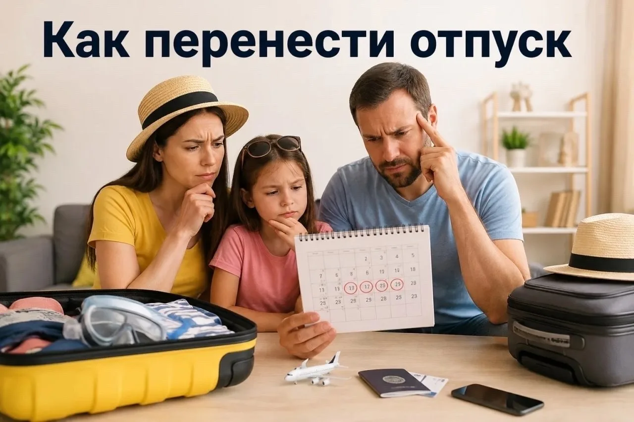 🏖 Как перенести отпуск на другое удобное время: инструкция для сотрудника