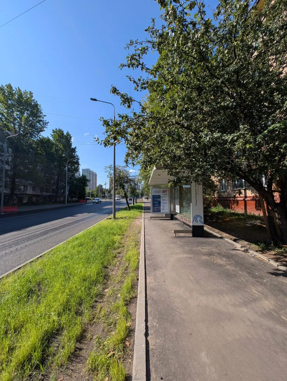🌿ЭКО-вариант установки автобусной остановки "улица Генерала Глаголева"