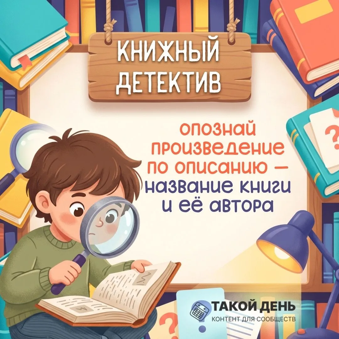 Дорогие читатели! 😍

Готовы проверить свои литературные навыки? 📚💡

У нас для вас: увлекательная 