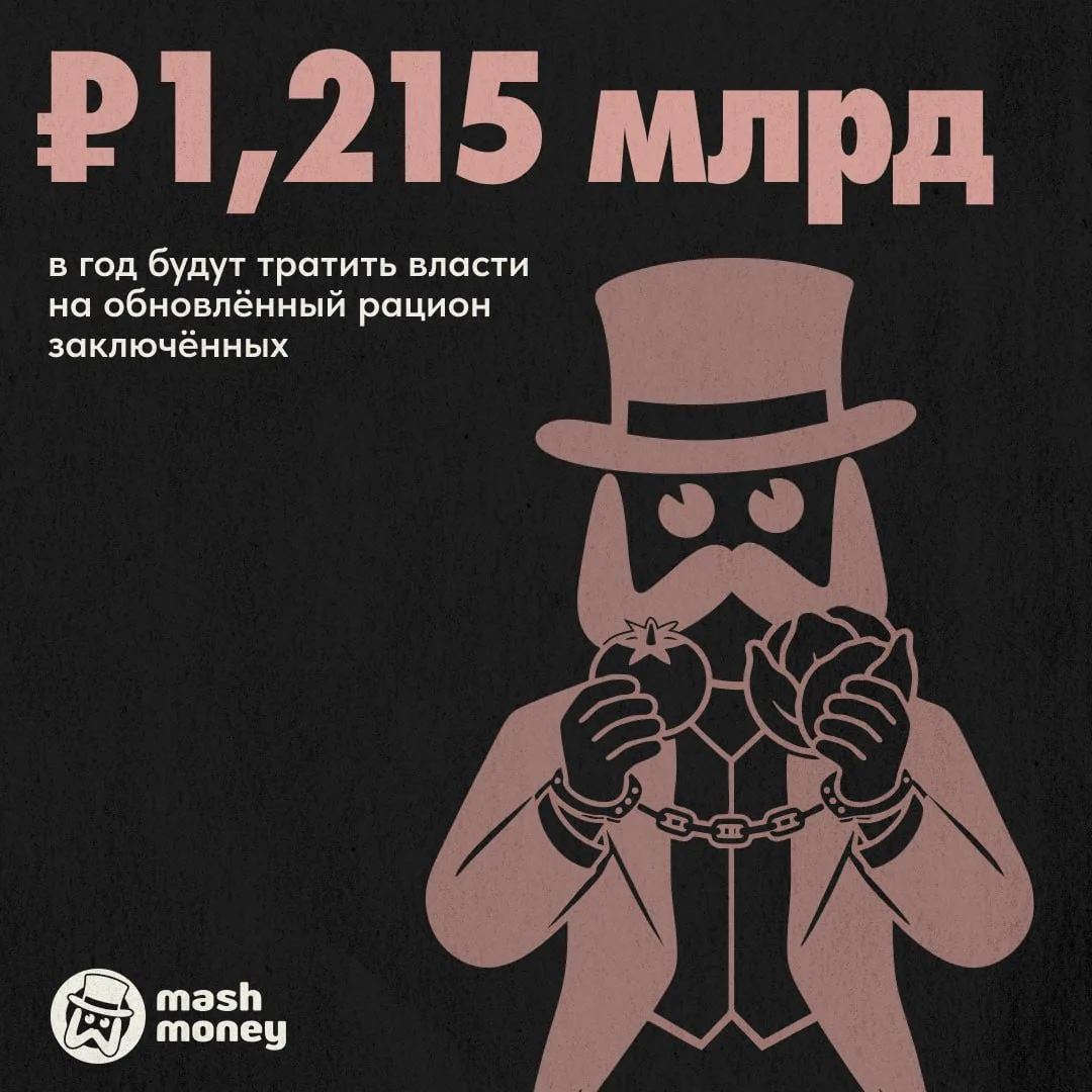 Российских арестантов превратят в фитоняшек. Правительство утвердило новый рацион, а Ma...