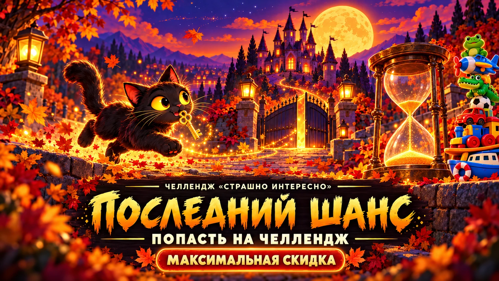 ⏳ До конца 5 октября действует максимальная скидка на участие в челлендже «Страшно инте...