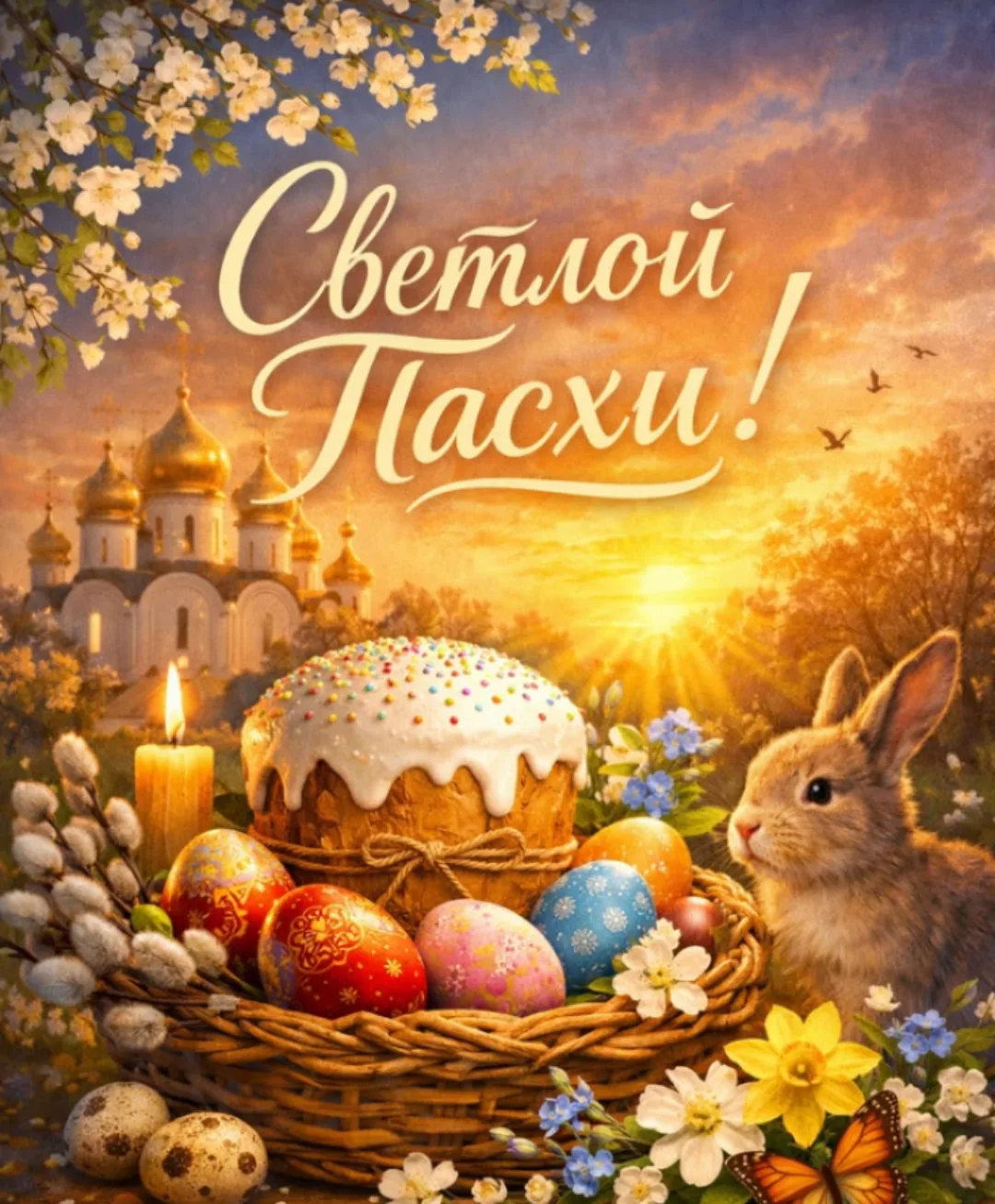 Пусть светлый праздник Пасха подарит всем нам мир, уют и радость. Пусть доброта и Божья...