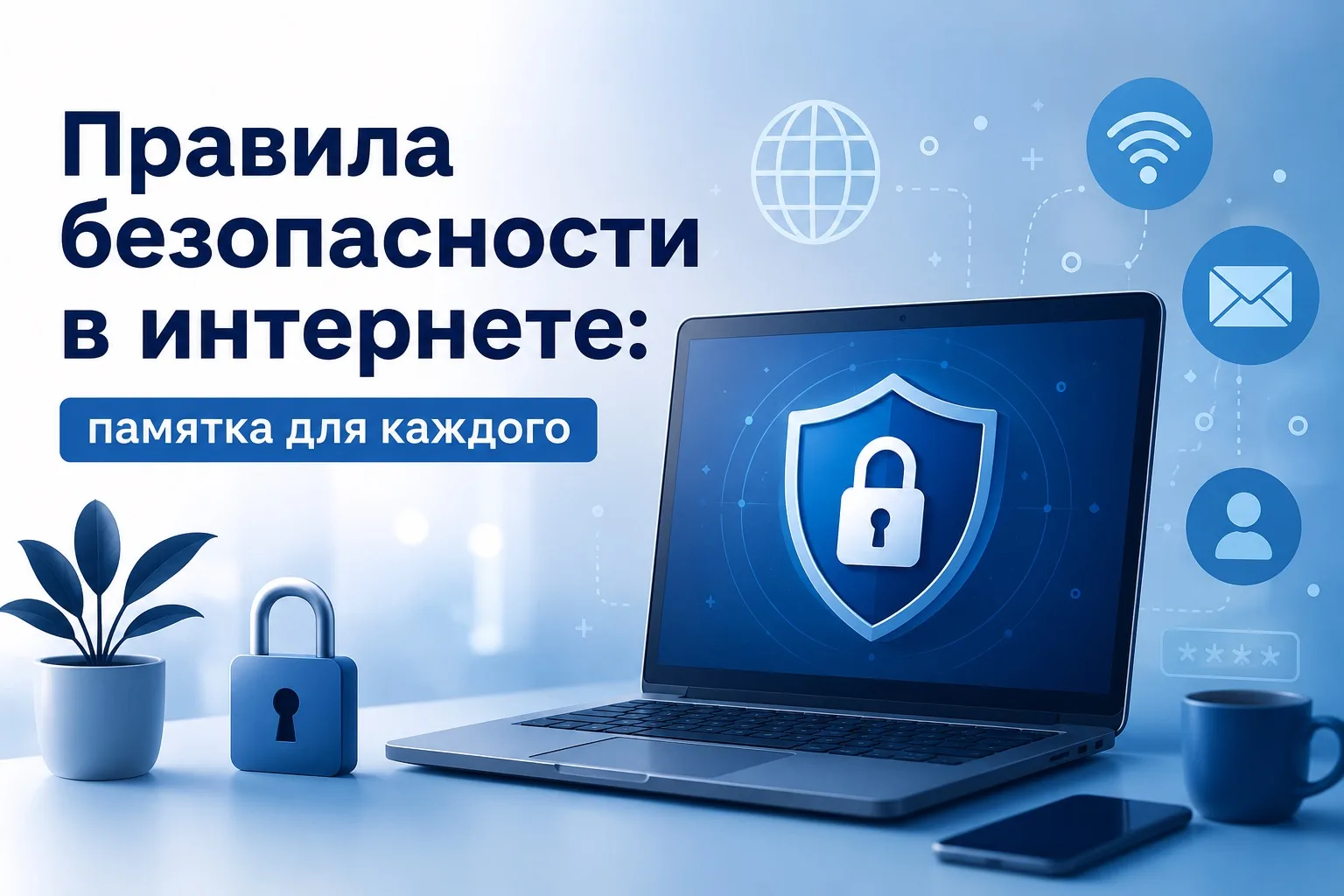 🌐 Правила безопасности в интернете: памятка для каждого