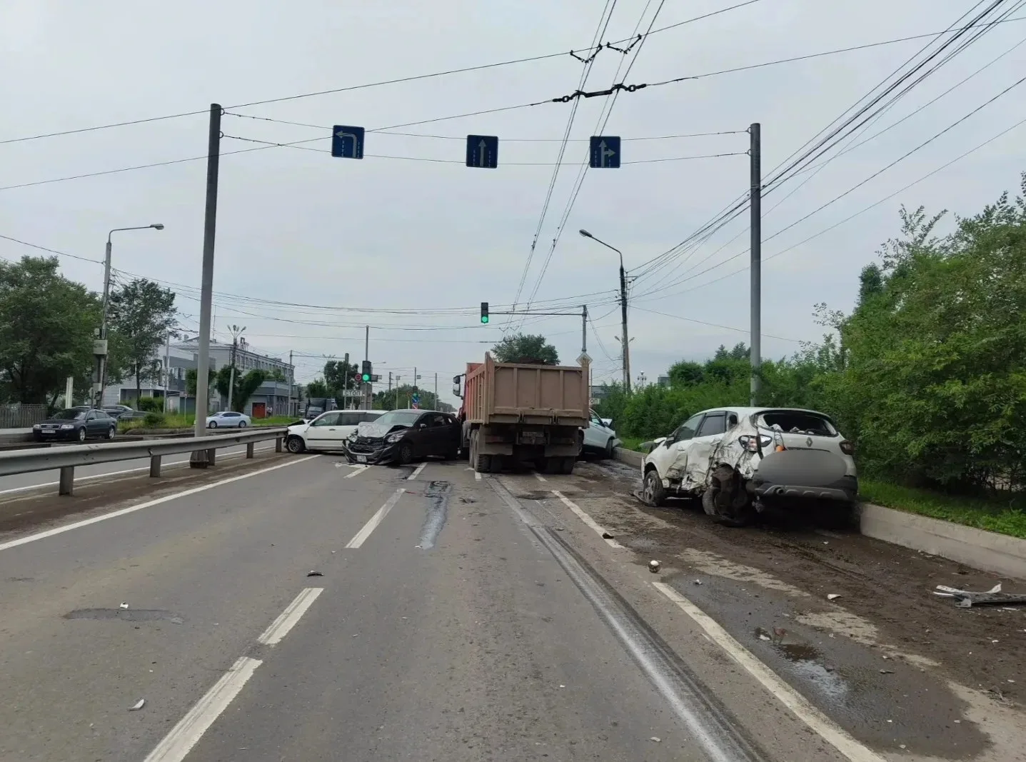 ⚡️В ГАИ рассказали подробности утреннего ДТП на Пограничников