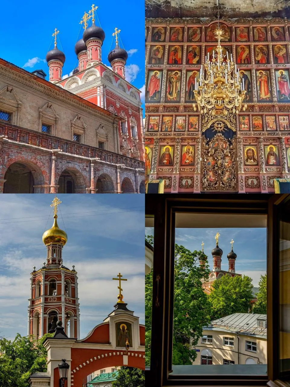 ⛪ Высоко-Петровский ставропигиальный мужской монастырь

Ажурная колокольня времён Петра I, внутренни