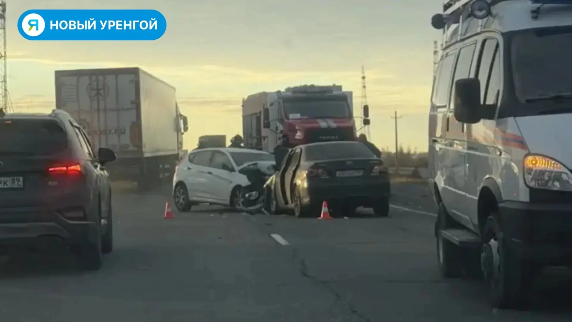 Авария на дороге Новый Уренгой — Коротчаево