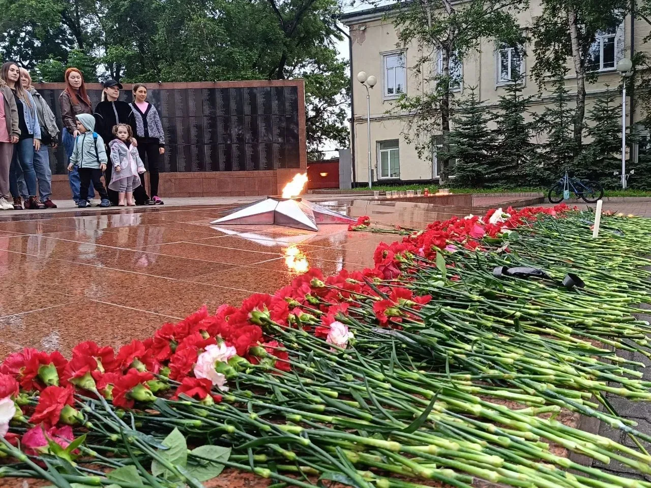 22 июня  2026 года в рамках мероприятий,  посвященных Дню памяти и скорби, на площади Победы г.Уссур