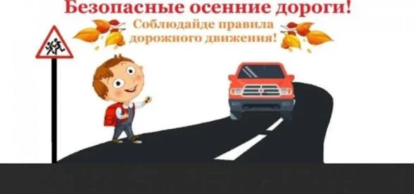 Осень и дожди увеличивают риск ДТП из-за скользкой дороги и плохой видимости☝